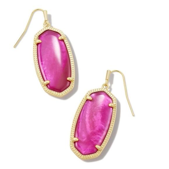 Kendra Scott Elle Drop Earrings in Azalea Illusion - Picture 1 of 11